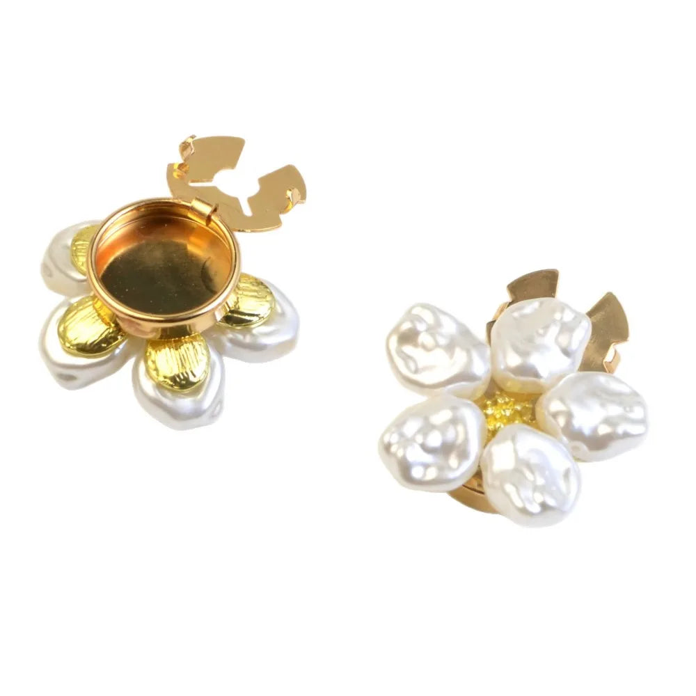 Elegant Pearl Button Covers