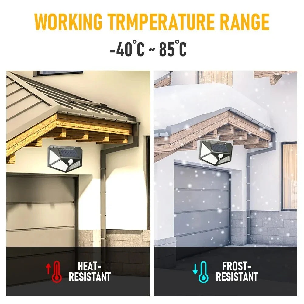 Ultra Bright Outdoor Solar Security Lamps