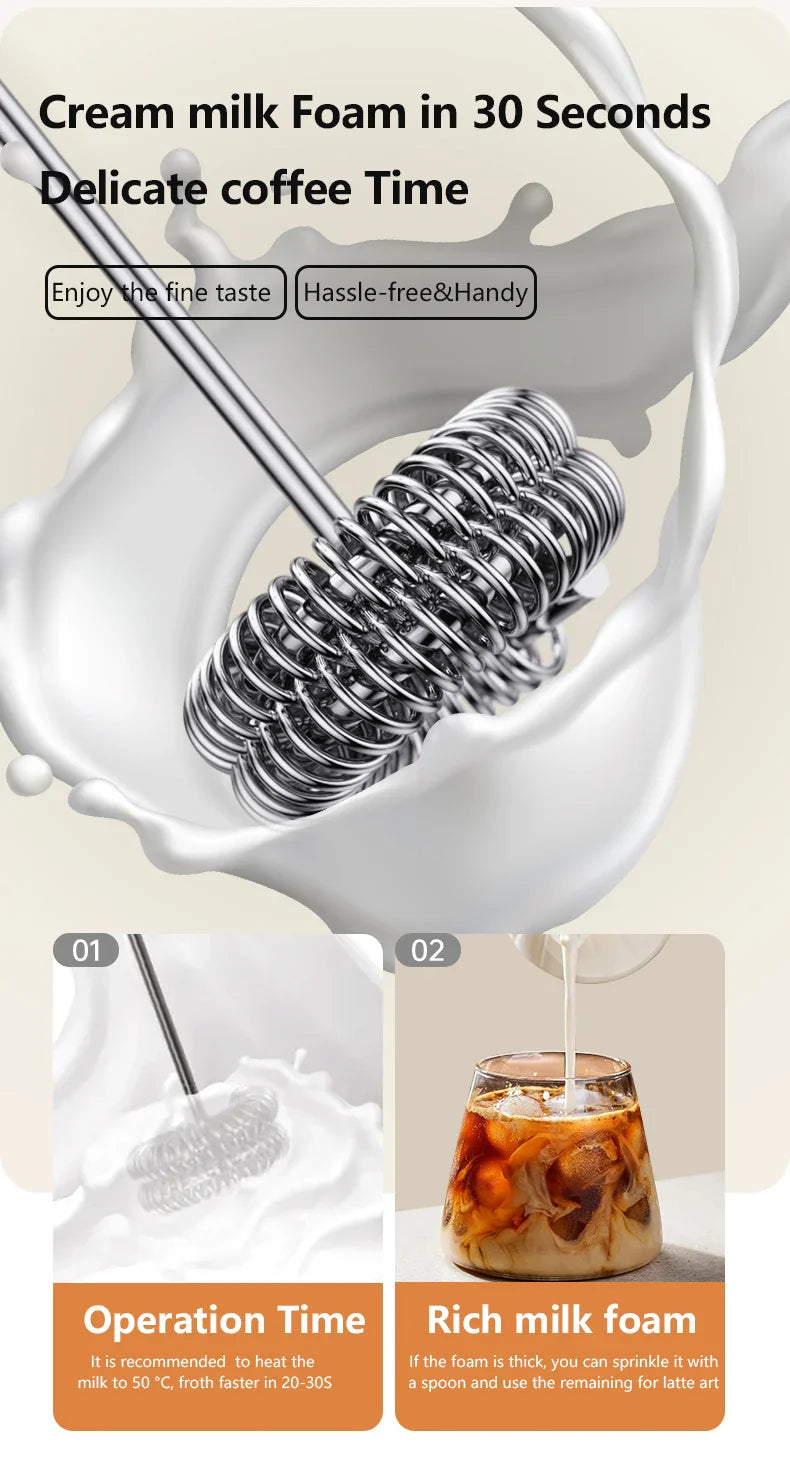 FrothMaster Handheld Milk Frother