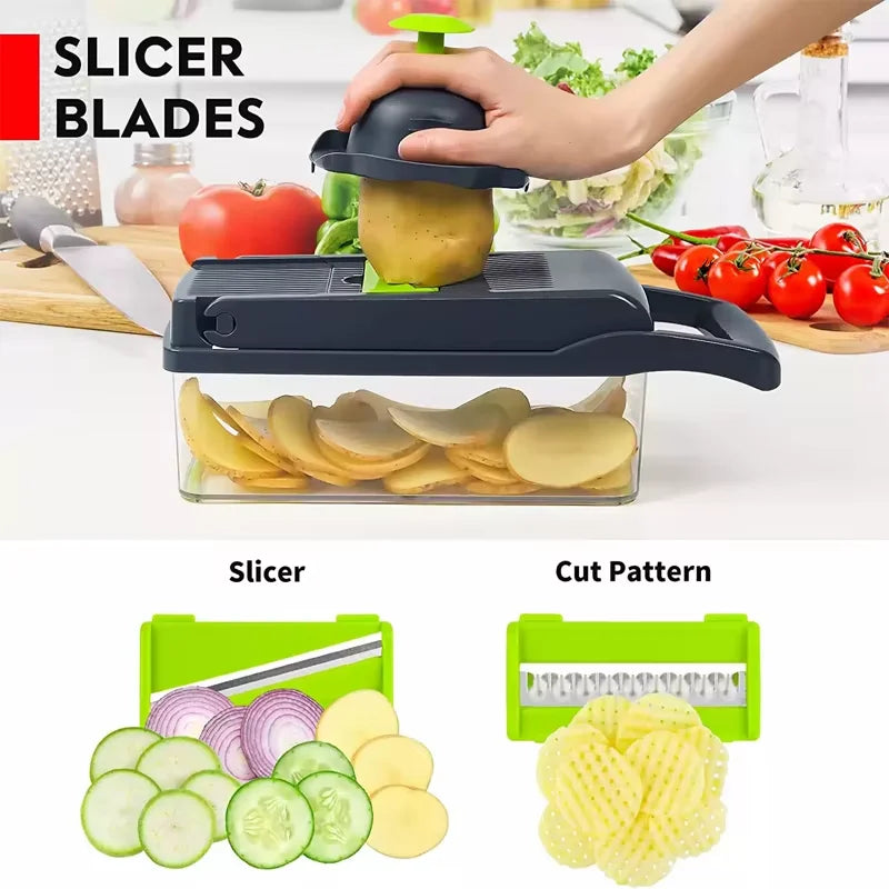 Portable Vegetable Cutter – Multifunctional & Easy to Use