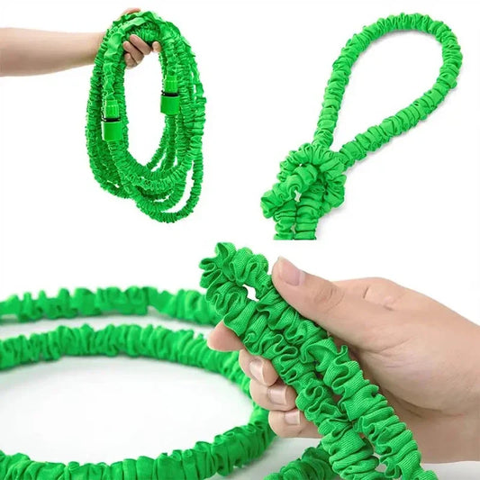 Expandable Garden Hose with 7-Function Spray Gun