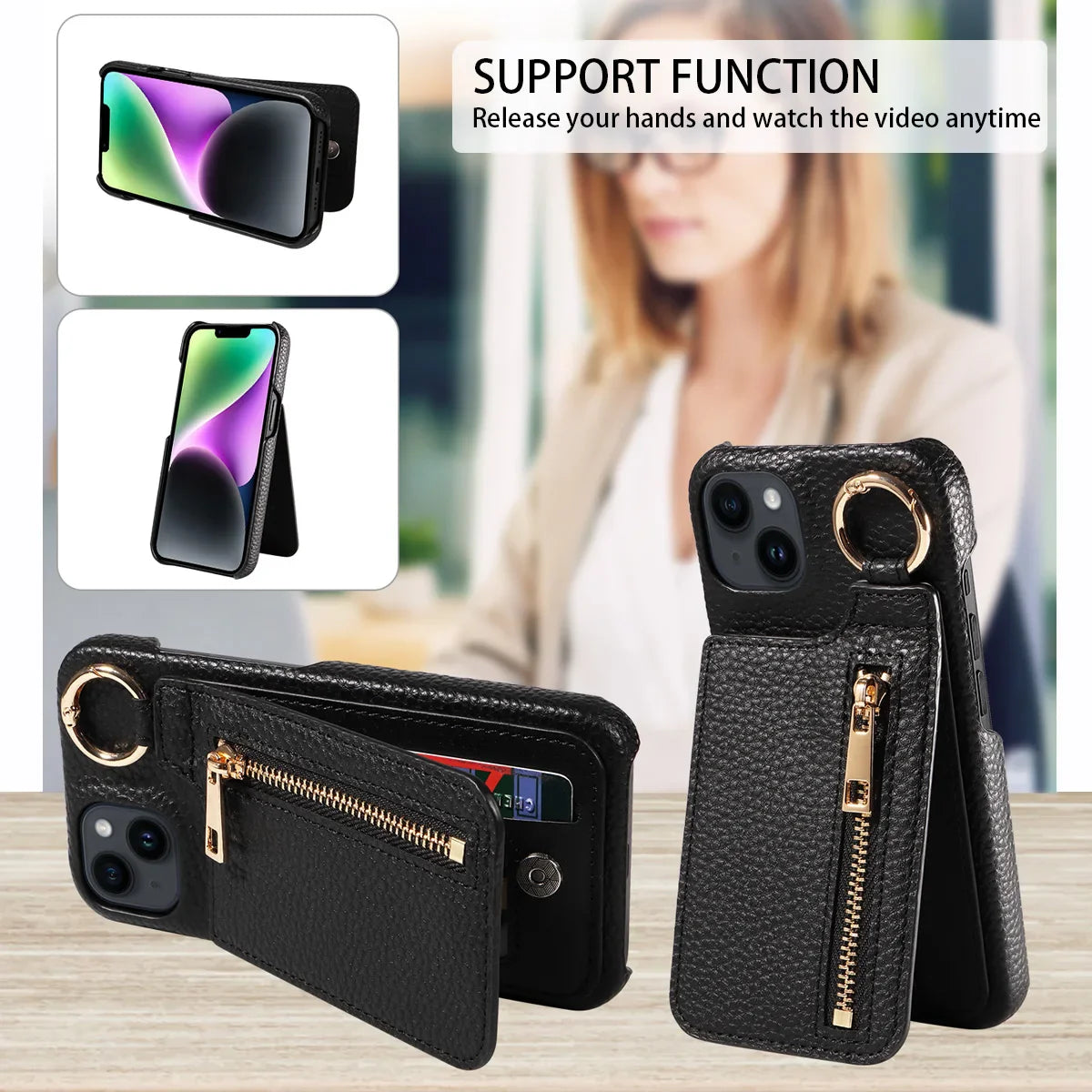 Leather Wallet Case