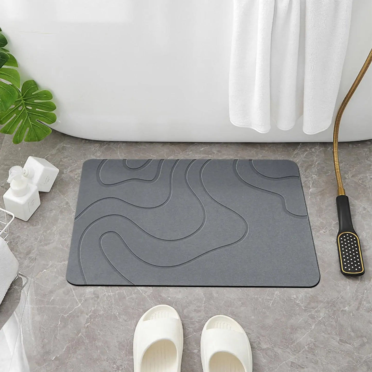 Quick-Dry-Soft Bath Mat