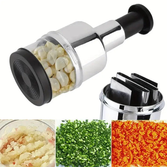 SwiftPress Manual Food Chopper & Garlic Crusher