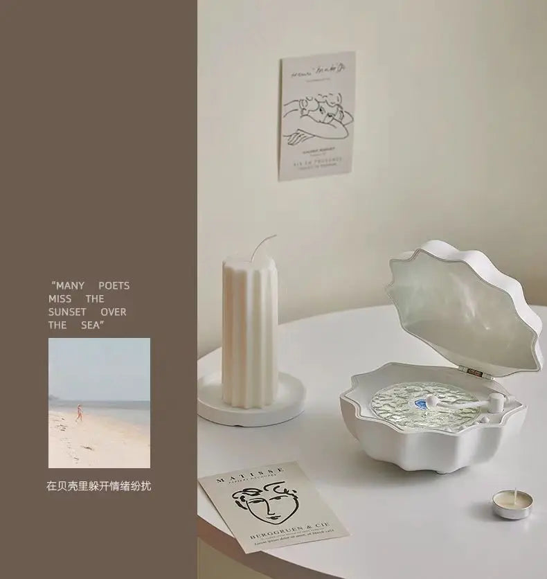 Portable Bluetooth Speaker for Bathroom with Projection Light