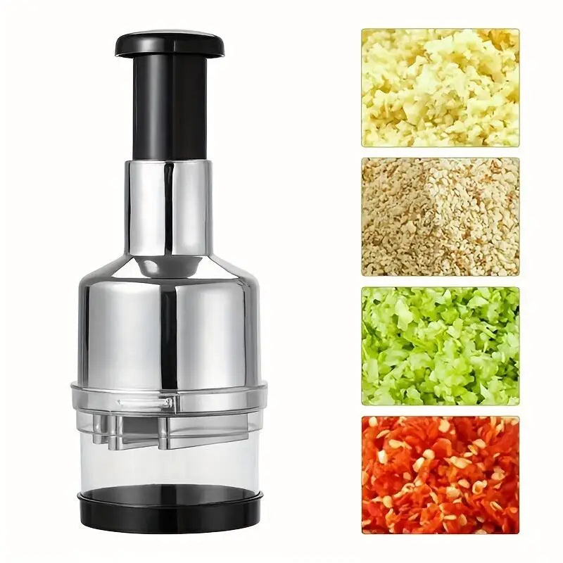 SwiftPress Manual Food Chopper & Garlic Crusher