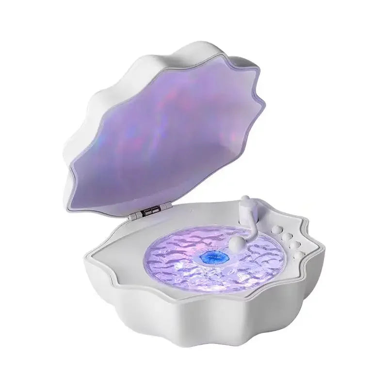 Portable Bluetooth Speaker for Bathroom with Projection Light