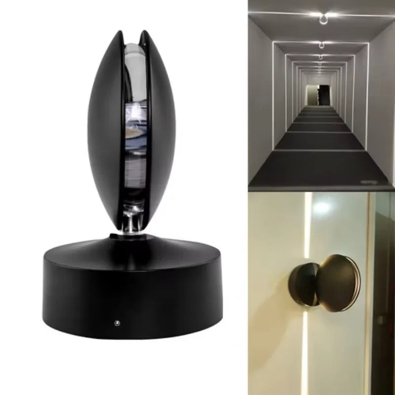 360-Degree Rotating LED Wall Light