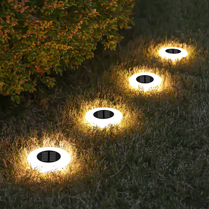 Solar Ground Lights – LED Outdoor Waterproof Floor Lamps
