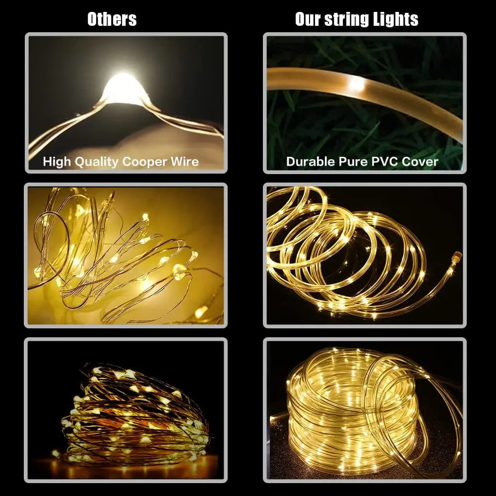Solar Rope Strip Light – Outdoor Waterproof