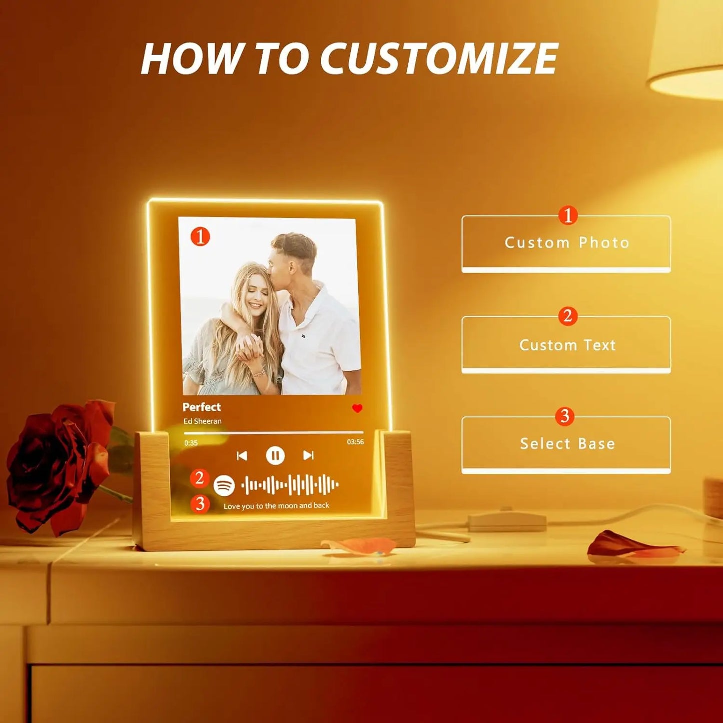 Personalized Spotify Music Lamp