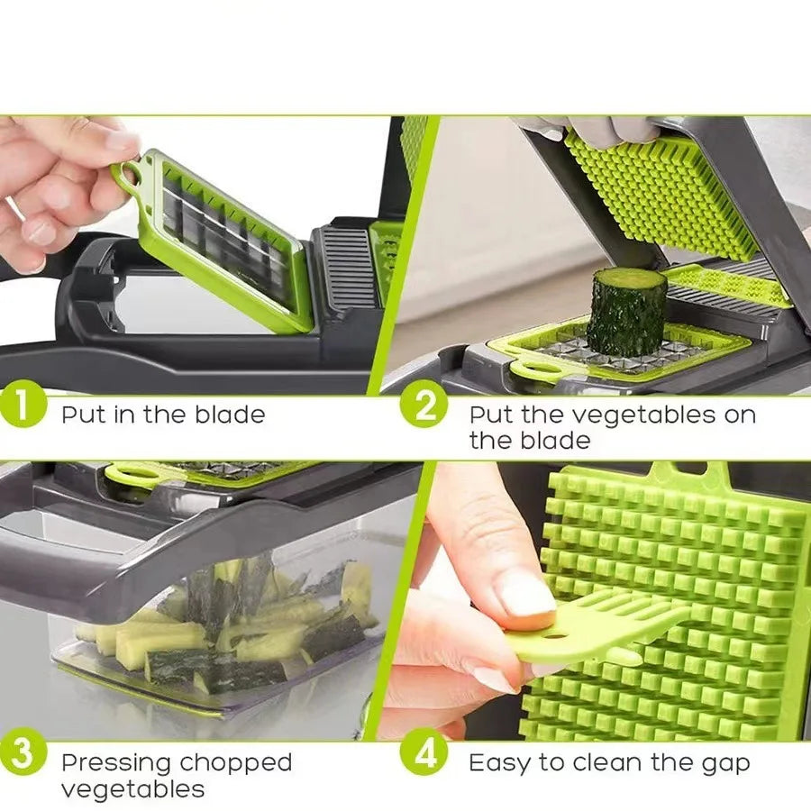 Portable Vegetable Cutter – Multifunctional & Easy to Use