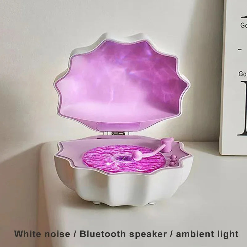 Portable Bluetooth Speaker for Bathroom with Projection Light
