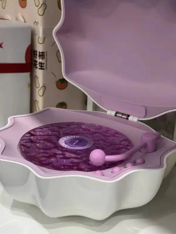 Portable Bluetooth Speaker for Bathroom with Projection Light