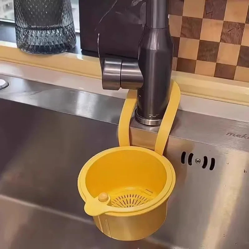 PushClean Self-Cleaning Sink Strainer Basket