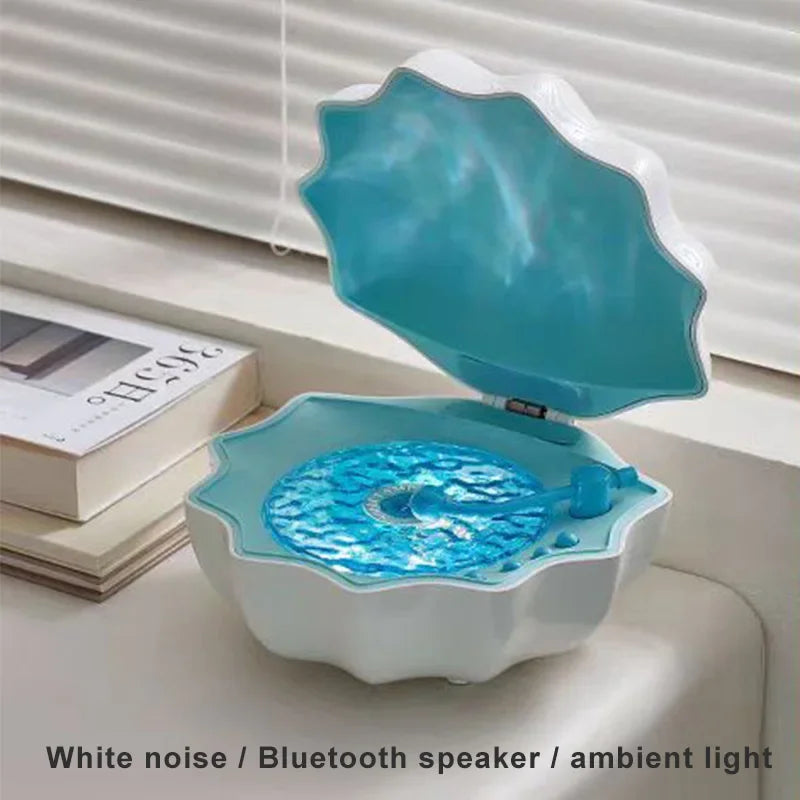 Portable Bluetooth Speaker for Bathroom with Projection Light