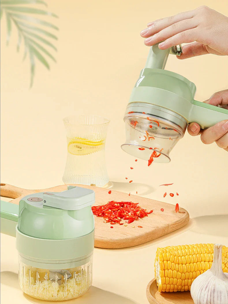 5 in 1 Electric Vegetable Cutter Set