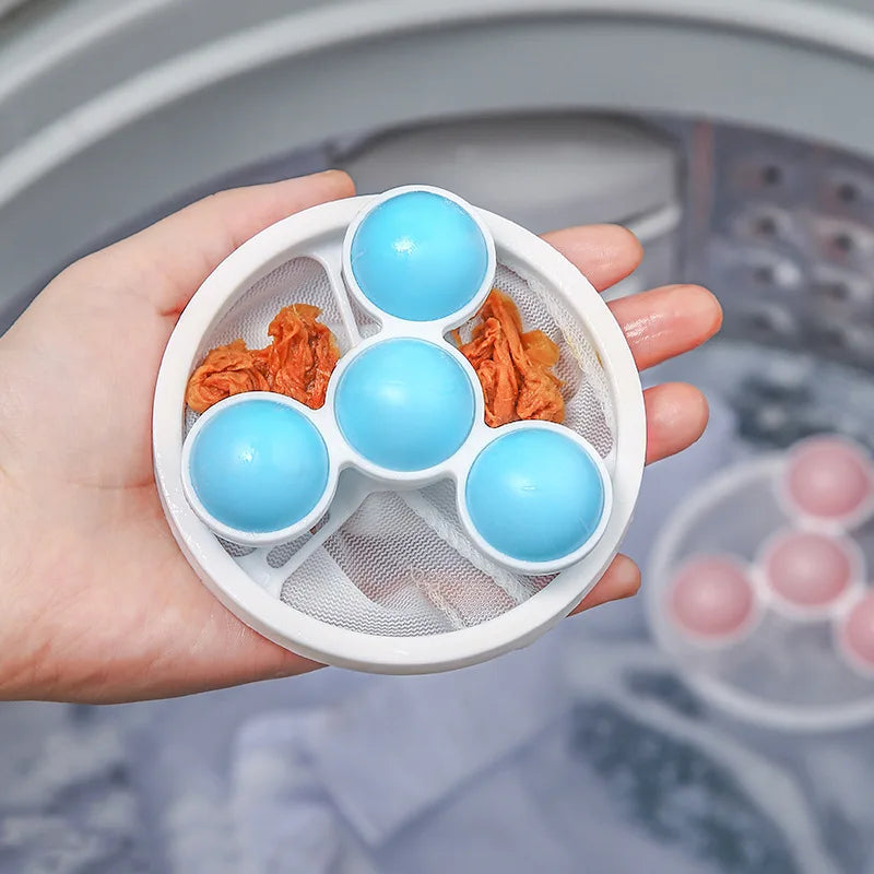 SpinCatch Laundry Filter – Floating Hair & Lint Collector