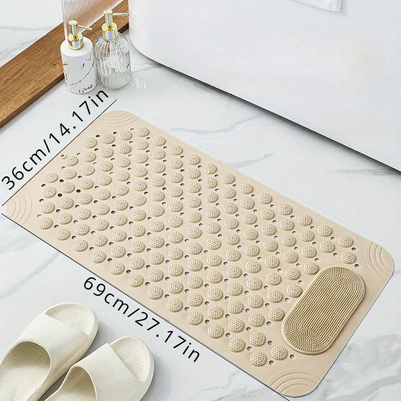 Non-Slip Massage Bath Mat – Shower Safety Rug