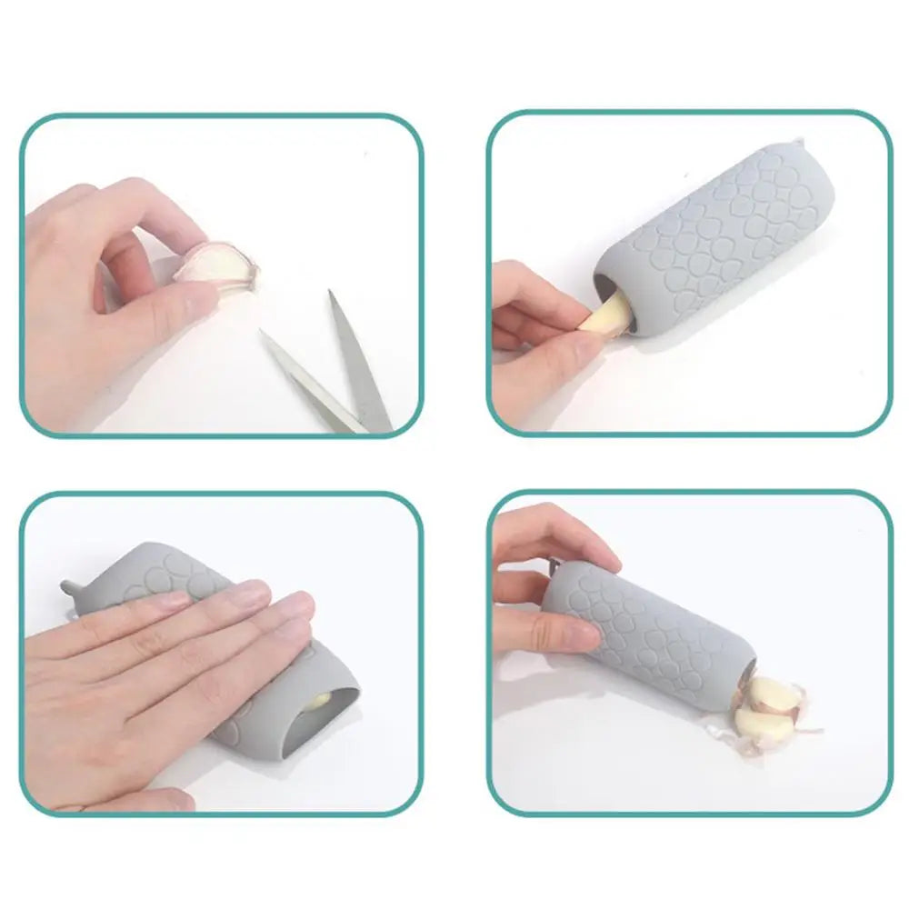 Garlic Peeler Tube Silicone – Quick & Easy Garlic Clove Peeler