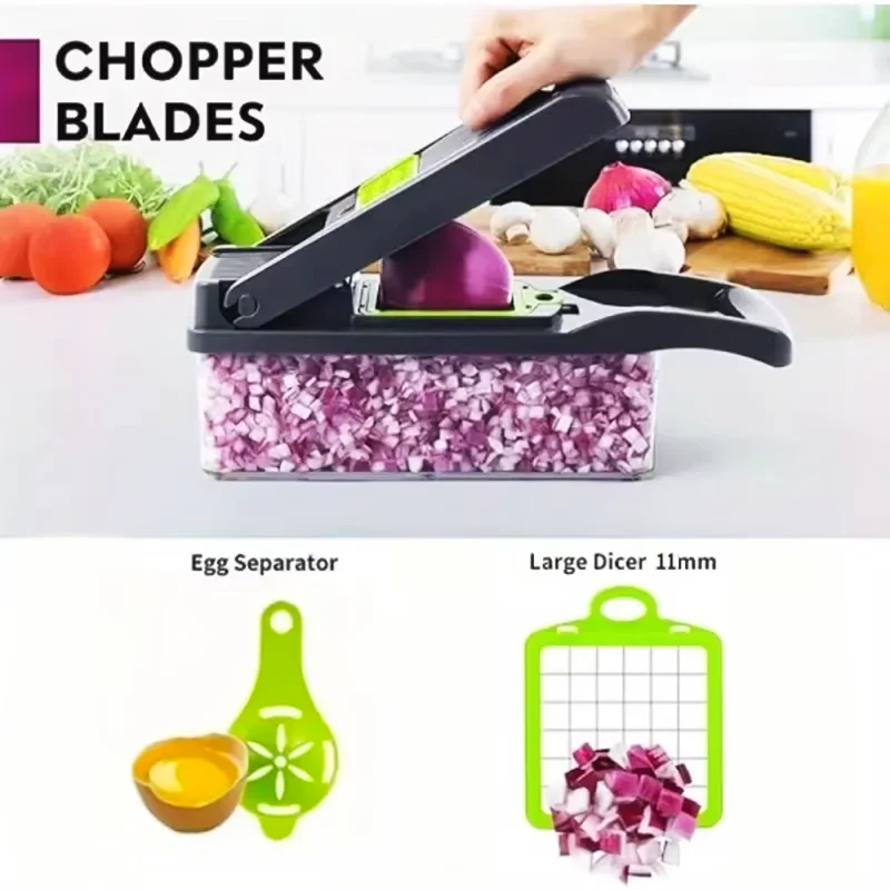 Portable Vegetable Cutter – Multifunctional & Easy to Use